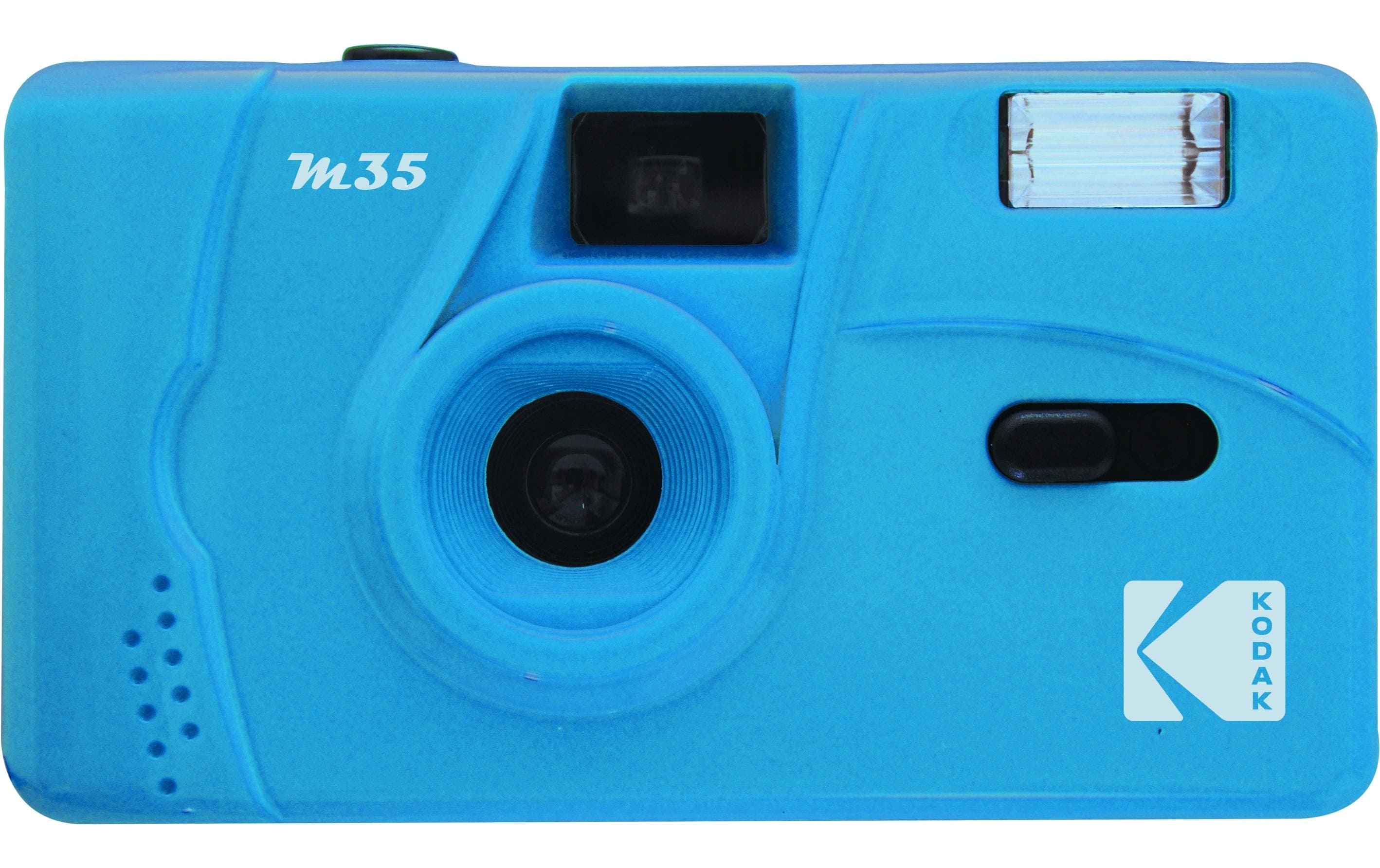 Analogkamera M35 – BlauKleine wiederverwendbare Filmkamera mit Blitz