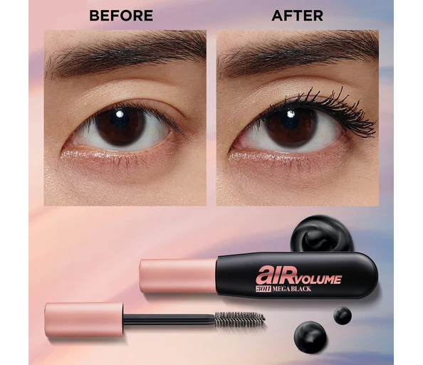 L'ORÉAL PARIS Air Volume 30H Mega Black MascaraBlack