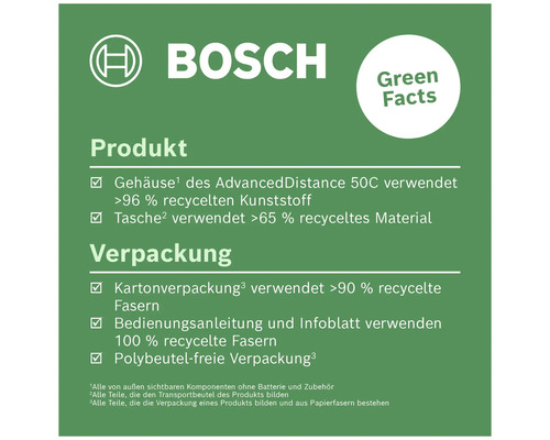 Bosch AD 50C digitale laserafstandsmeter