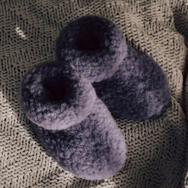 Alwero Evers Slofjes - 6-12 Mnd - Amethyst