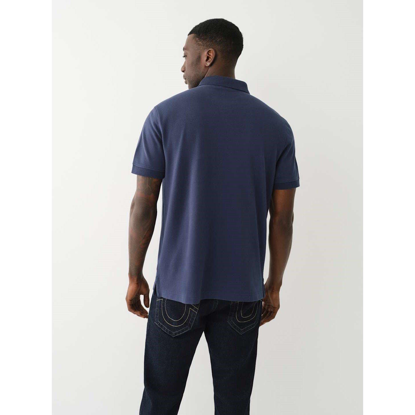 True Religion Buddha Patched Logo Polo Shirt