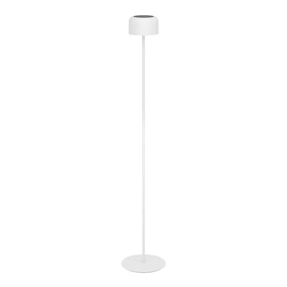 EGLO Roccanova-L Vloerlamp - Solar - 120 cm - Wit - Oplaadbaar
