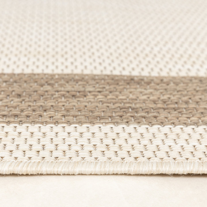 Jute buitenkleed - Nomad Edge Creme | Bohemian
