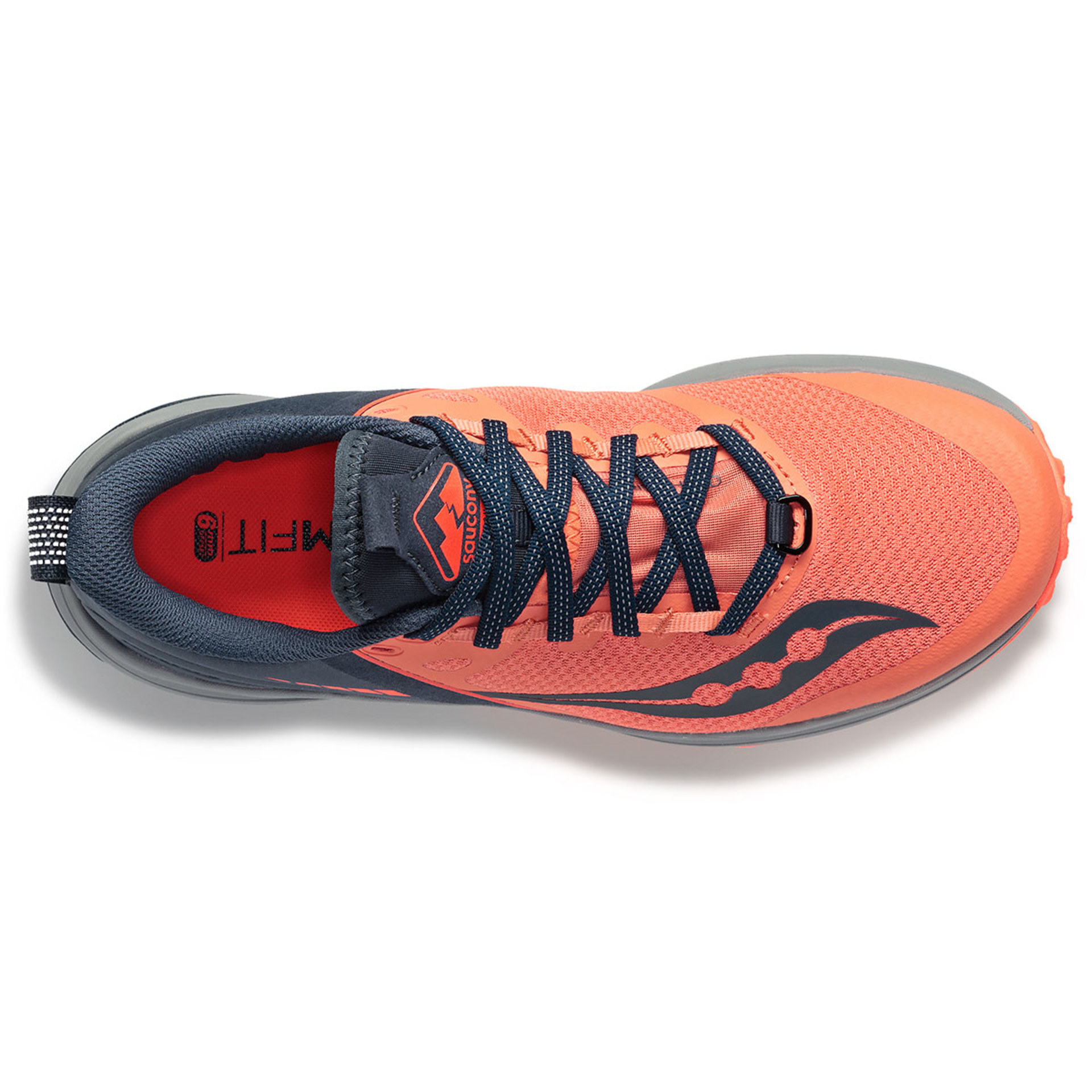 Saucony Xodus Ultra Trail Hardloopschoenen Oranje/Grijs Dames