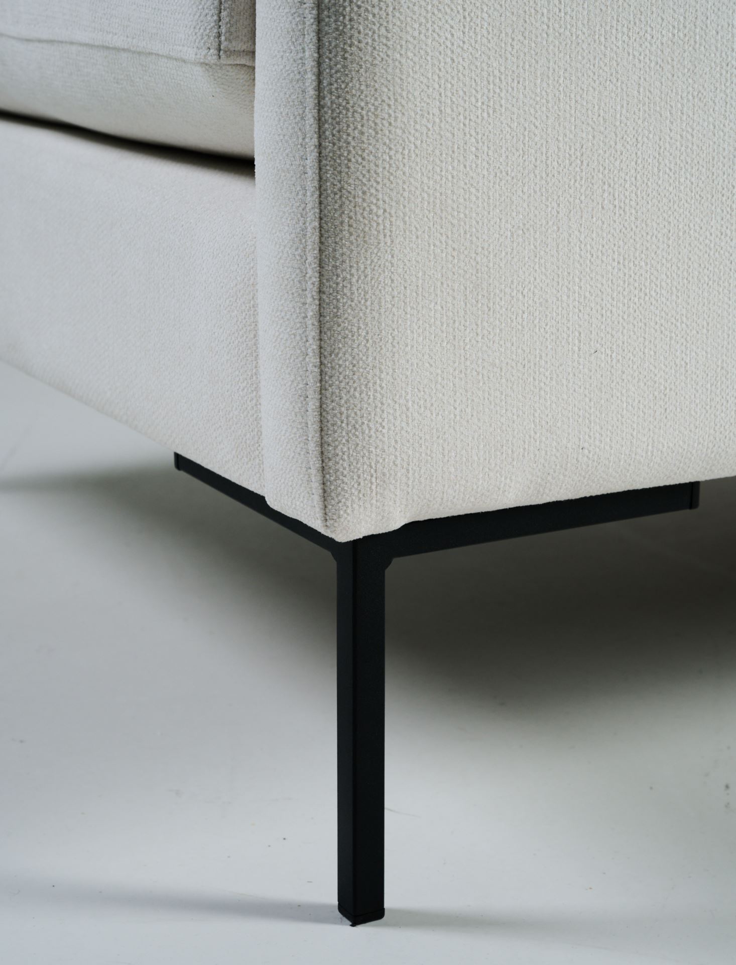 Setetrekkpakke loungestol hvit - 40x40x60 cm