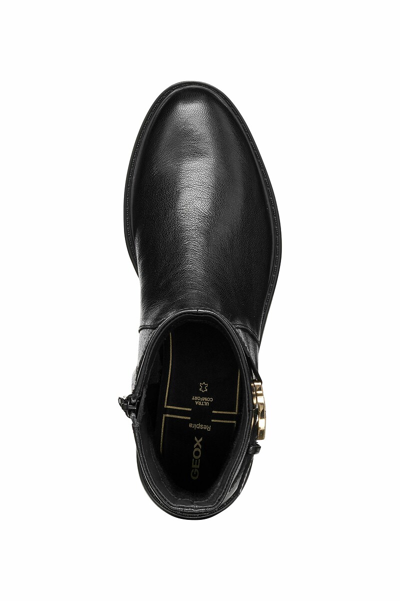 GEOX<br>Botas respiráveis em couro Walk Pleasure