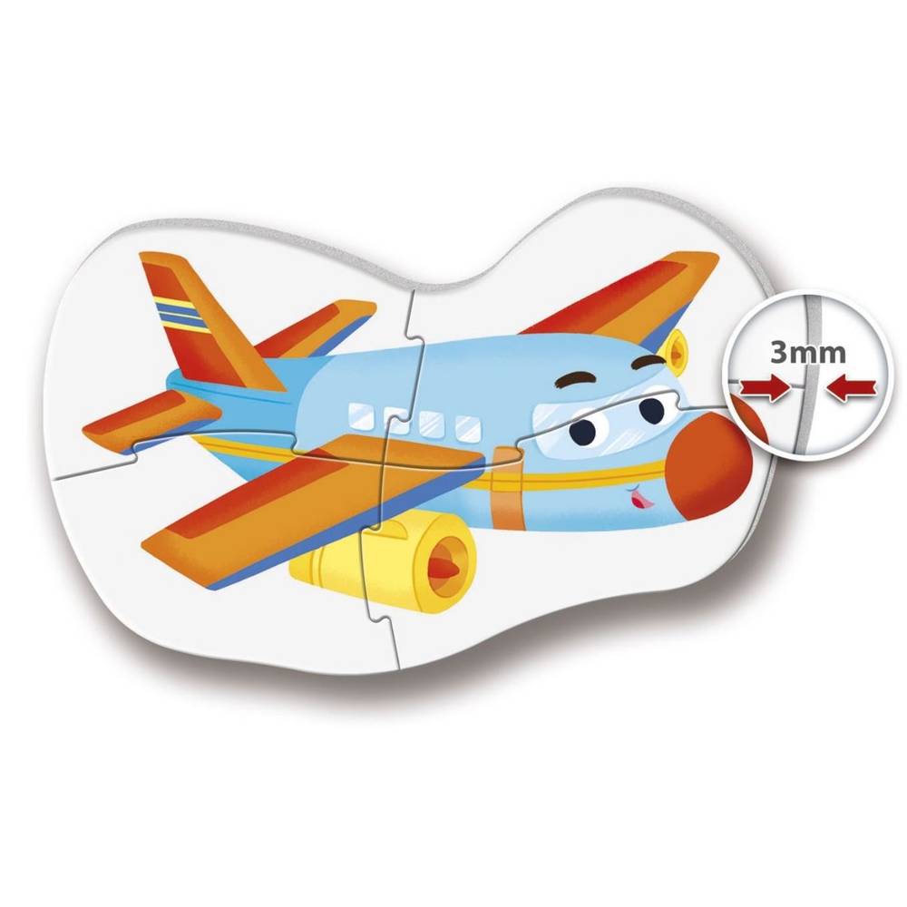 Clementoni My First puzzelset transportmiddelen - 3 + 6 + 9 + 12 stukjes
