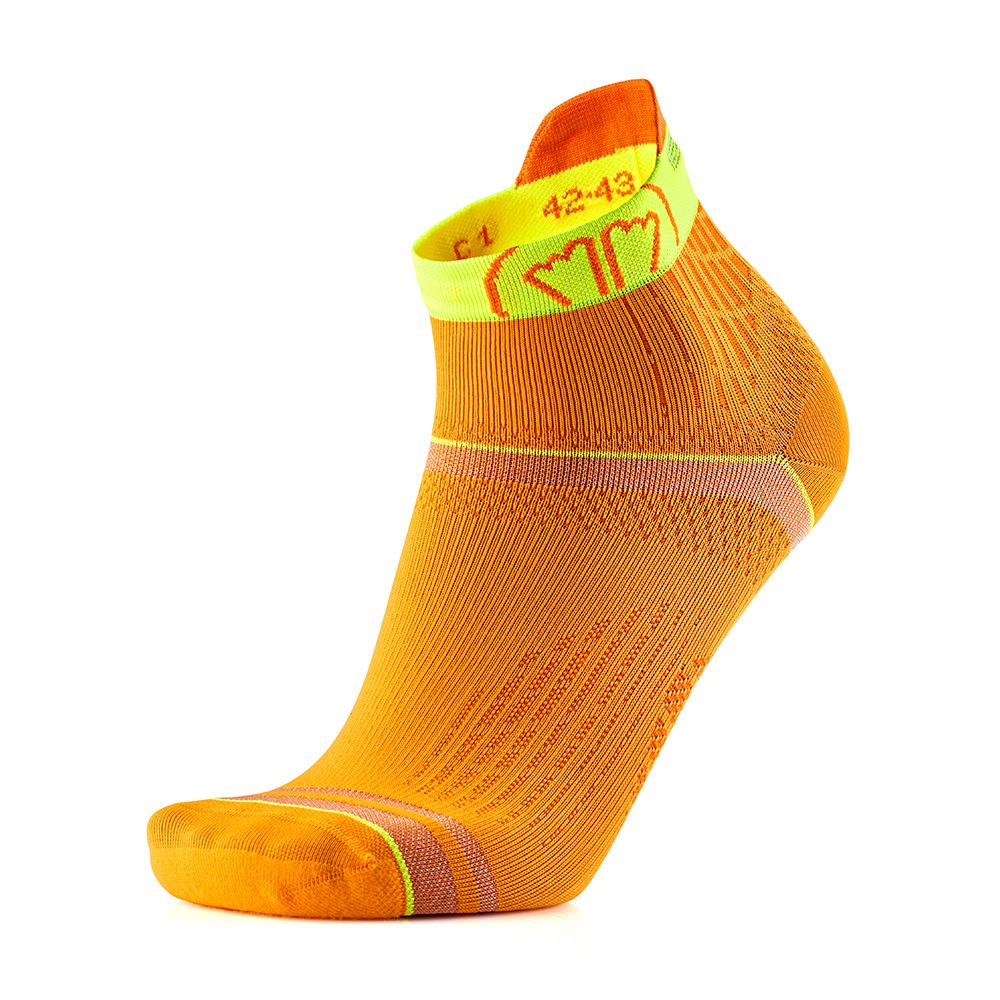 Sidas RUN FEEL - Chaussettes mangue/jaune