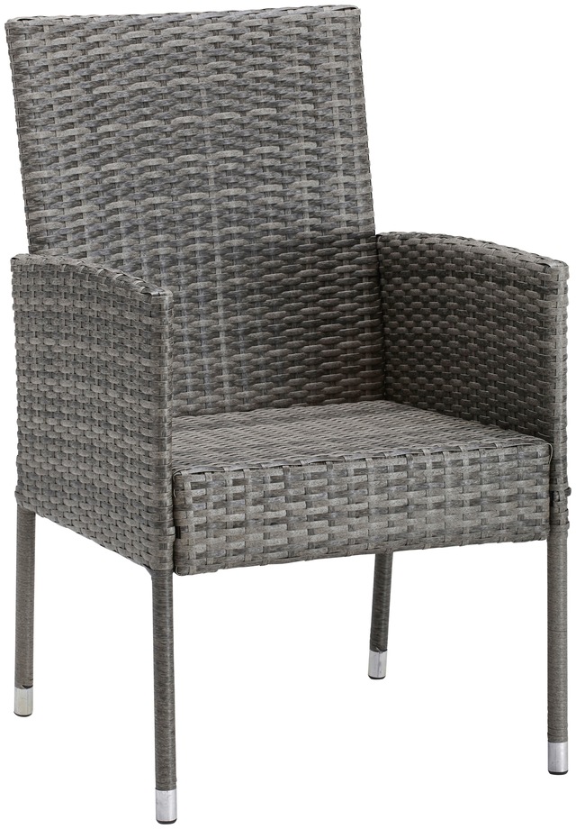 MERXX Garten-Essgruppe »Costa Rica, TOPSELLER!« 6x Sessel, 1x Tisch 140x80 cm, inkl. Sitzkissen, OTTOs Choice, 13 Stk. tlg. Polyrattan, Tischplatte aus Sicherheitsglas, Unser Dauertiefpreis