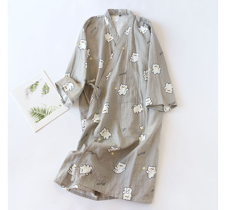 MelMount - Bijpassende pyjamajas met print voor koppels (verschillende ontwerpen)