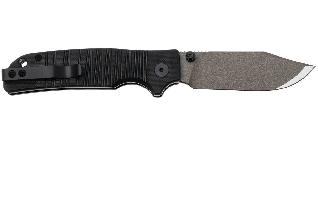 QSP Knife Kali QS159-B2 Ceramic Coated 14C28N Black G10, zakmes, Keanu Alfaro design