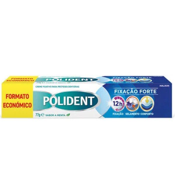 Polident Creme de Fixação Forte Original 77g
