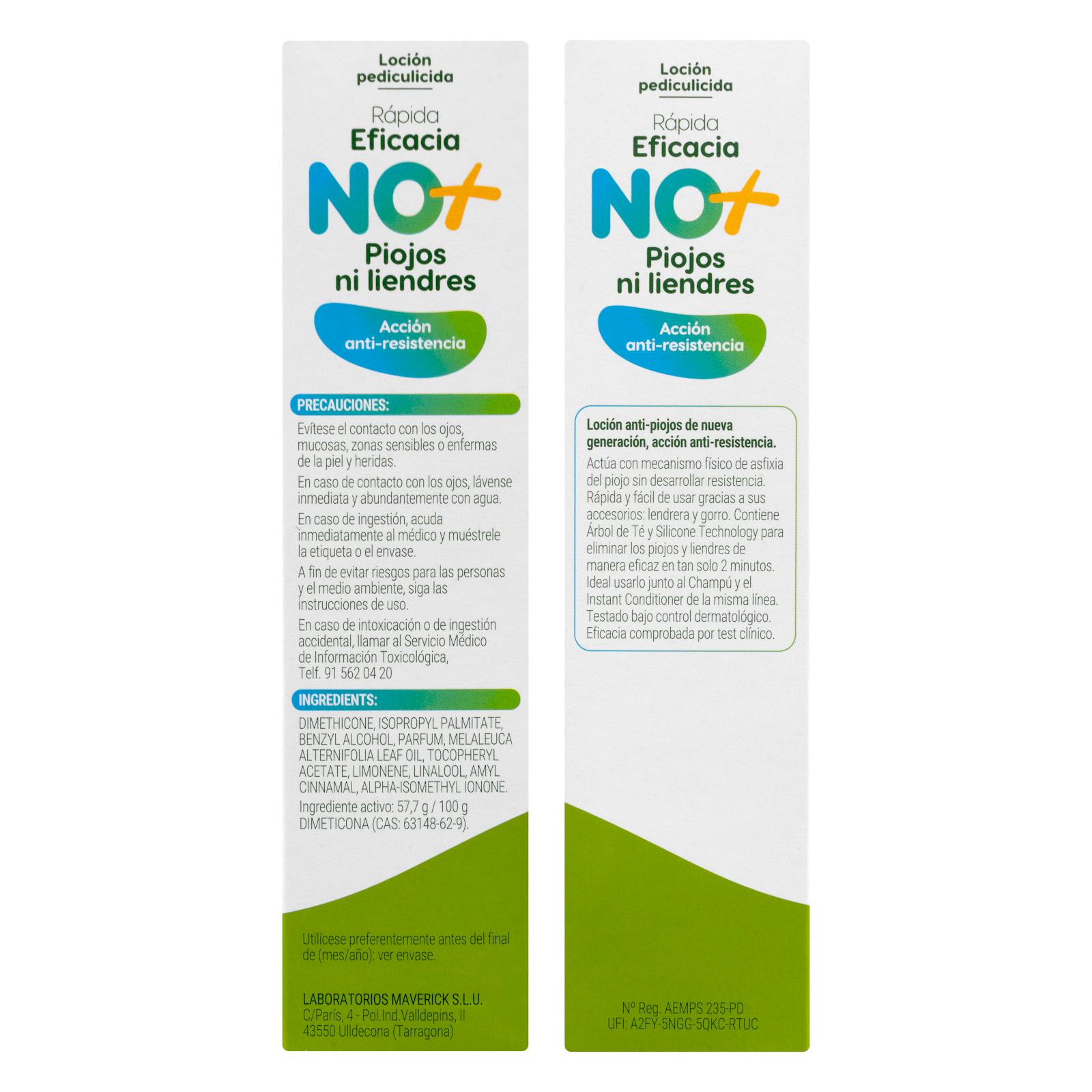La lotion pour enfants Deliplus élimine les lentes et les poux.