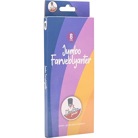 Danpen Jumbo farveblyanter 8-pak
