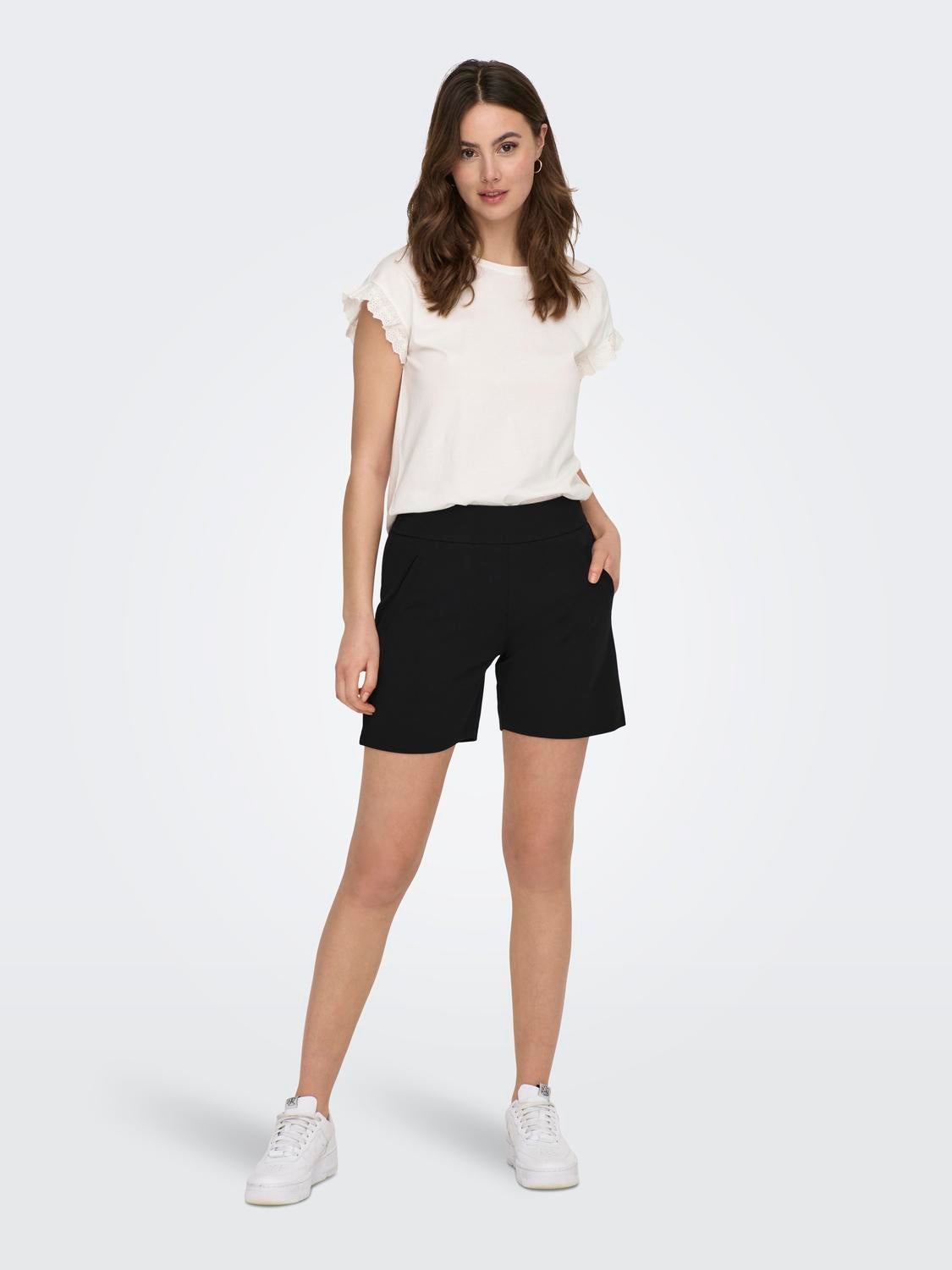 JDYLOUISVILLE Locker geschnitten Klassische Shorts Black