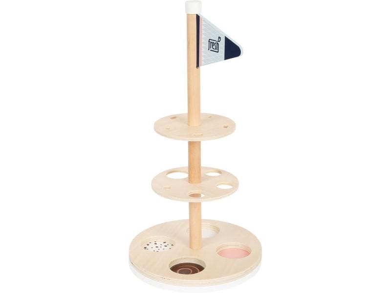 small foot Eisständer fresh Holz-Eisstand mit Eiswaffeln, Kugeln und Stieleis für Rollenspiele