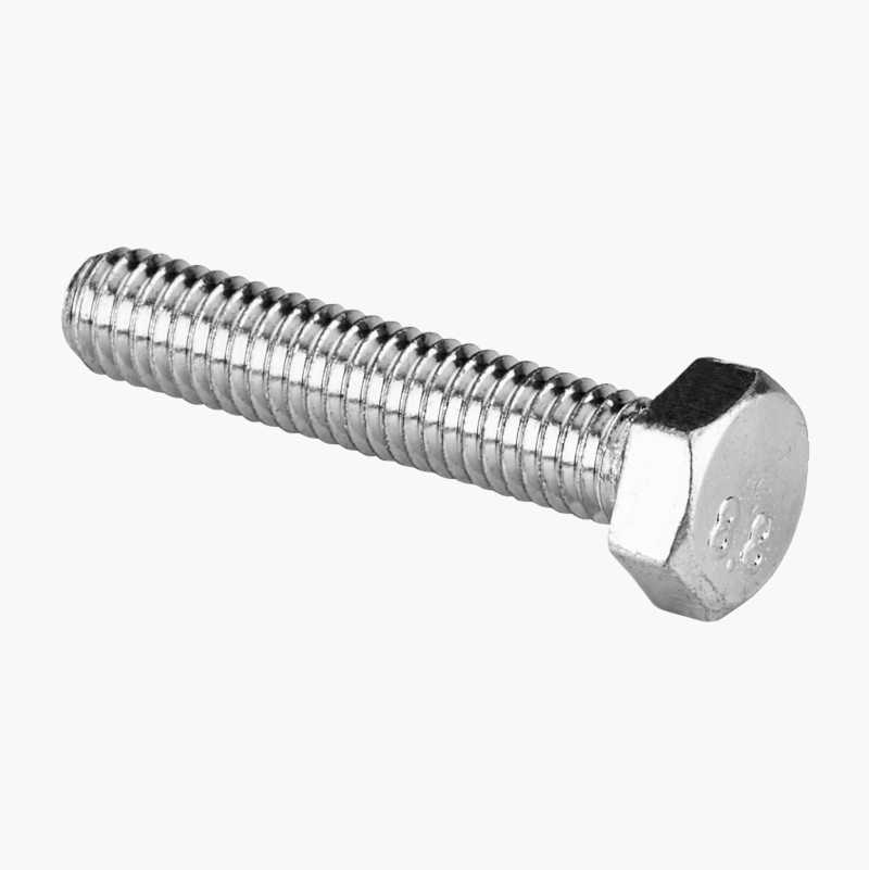 Sekskantskrue M6 x 30 mm, fzb, 25 stk.