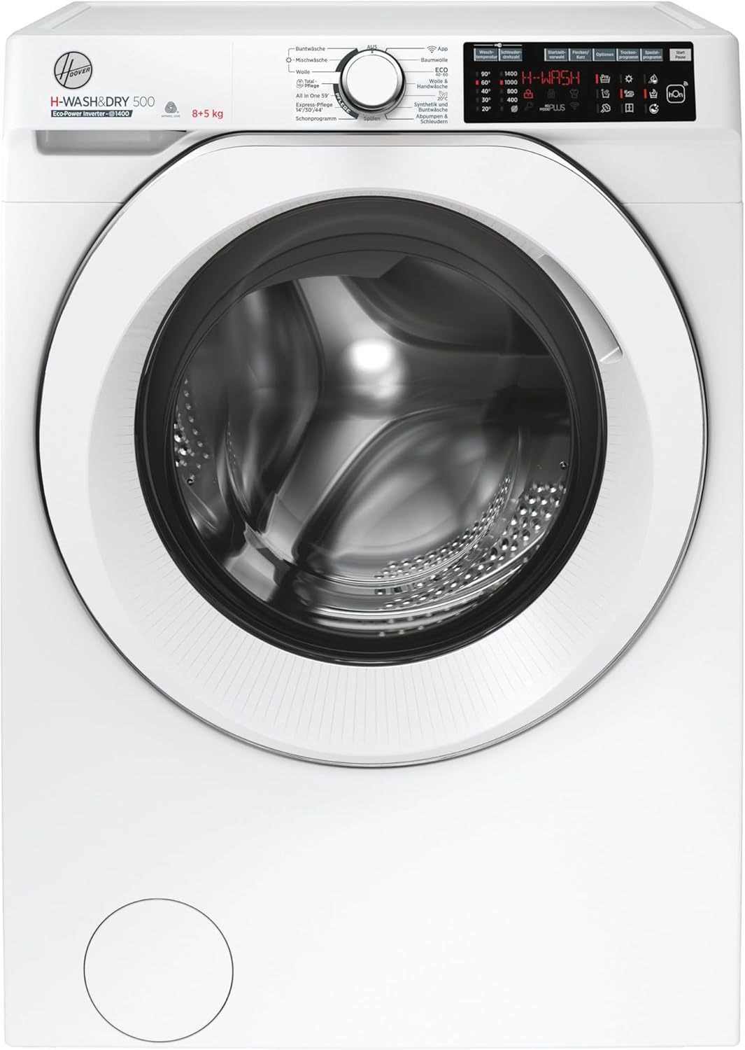Hoover H-WASH&DRY 500 HDQ 485AMC-84 Waschtrockner / 8 kg Waschen, 5 kg Trocknen/BPM - Inverter Motor/Power Care System/ActiveSteam/Wi-Fi & Bluetooth
