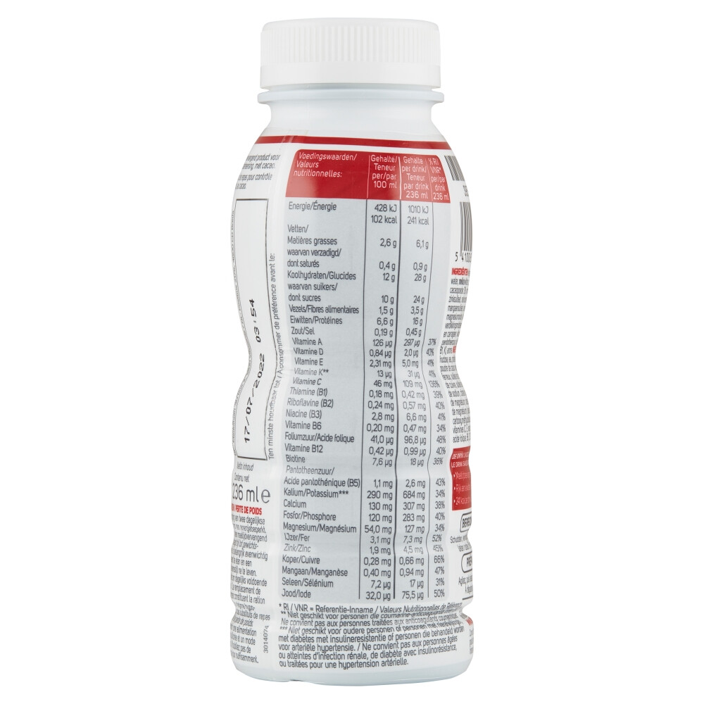 4x Modifast Intensive Drink Chocolade236 ml