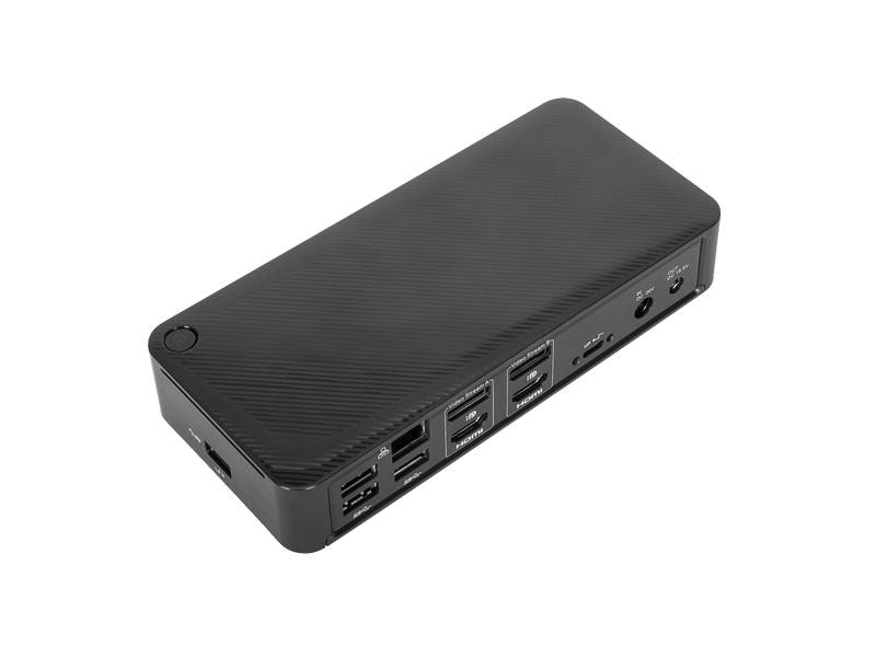 Targus Dockingstation USB-C Dual 4K 100W Universelle USB-C Dual-4K-Video-Dockingstation mit 100 W Stromversorgung