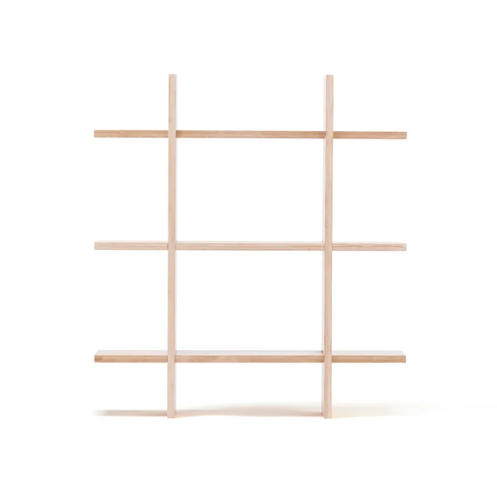Kids Concept - Saga Wandregal, 70 x 15 x 70 cm, Buche natur