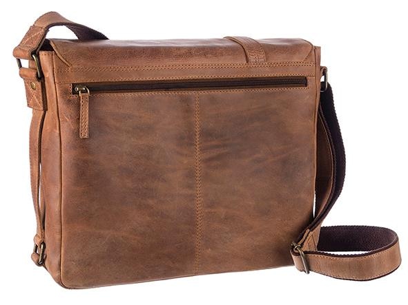 GreenLand Nature Messenger Bag »Montenegro« aus Rindsleder mit Laptopfach