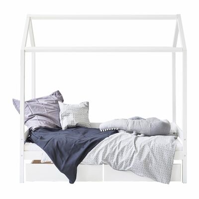 Hoppekids ECO Comfort Husseng 70x160, Hvit