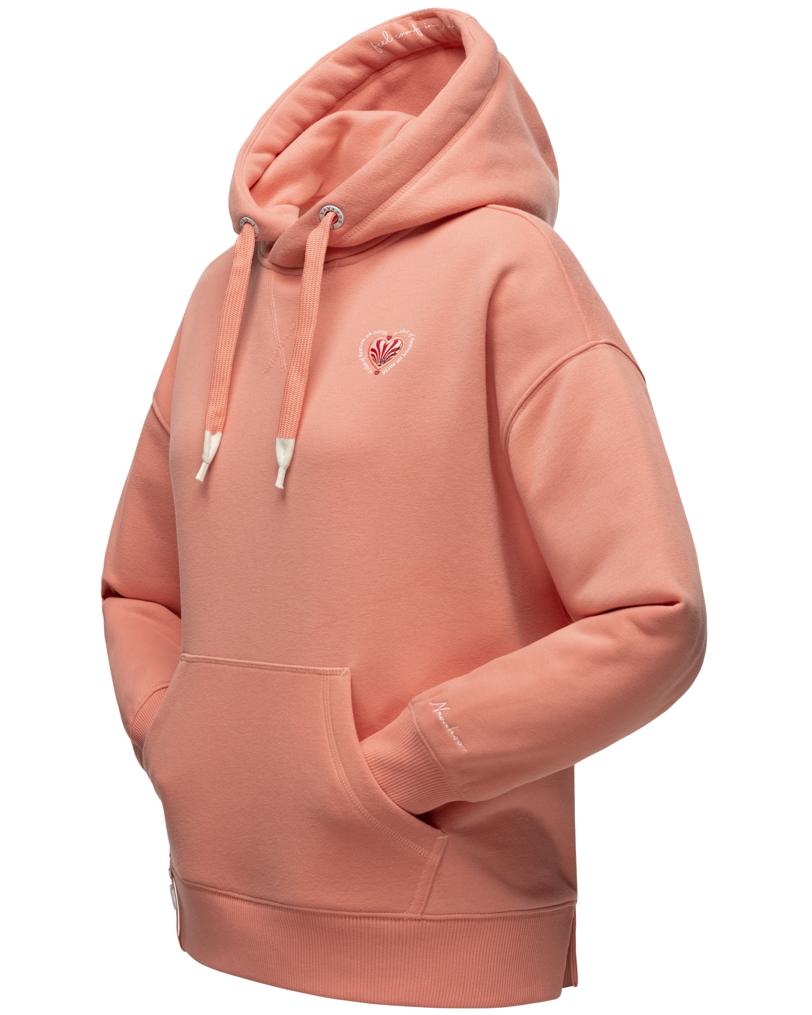 NAVAHOO Damen Kapuzensweatshirt Stylischer Damen Hoodie im Oversize-Look Goldfee