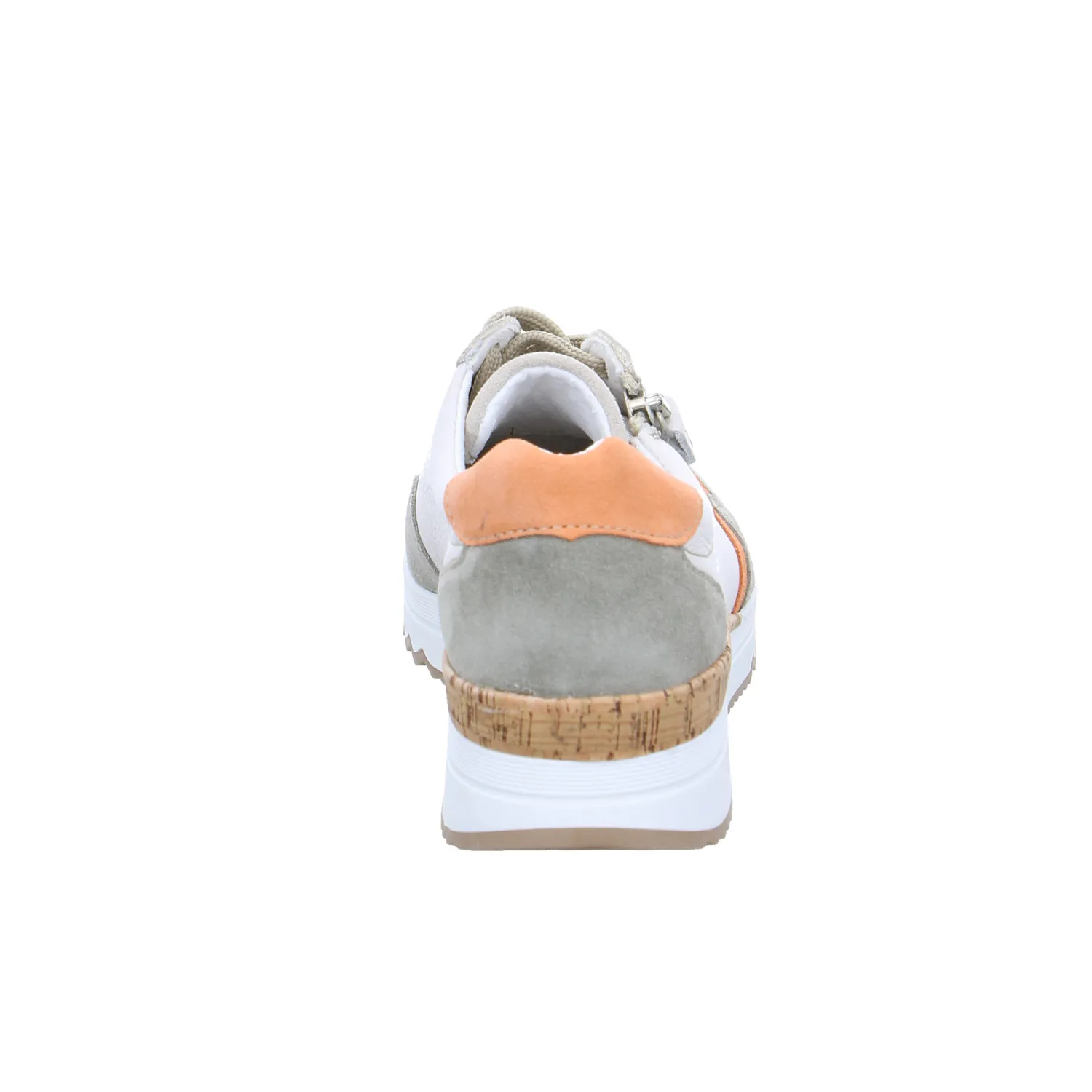 VAN DER LAAN Comfort-Schnürer Khaki Leder  