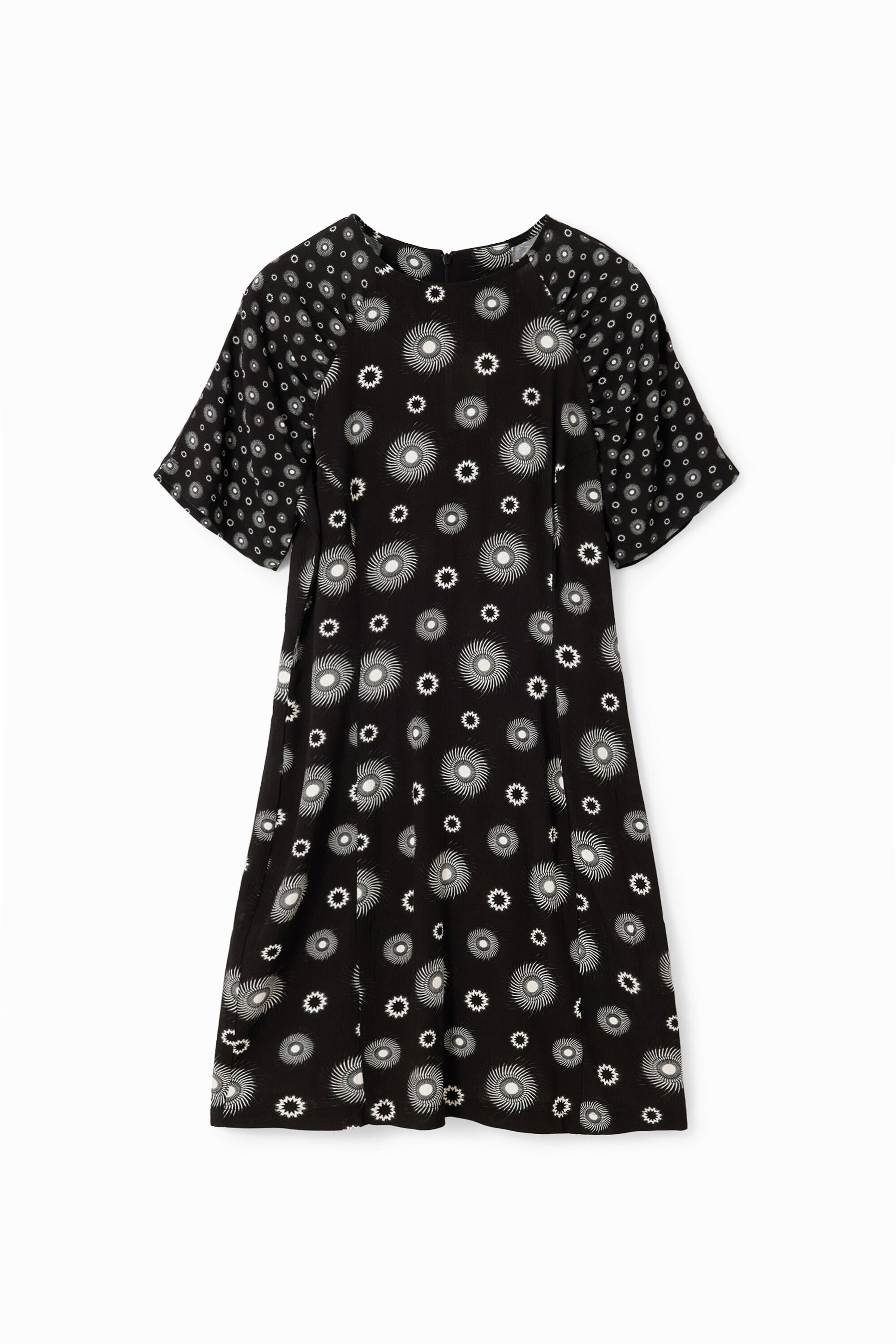 Robe courte bicolore