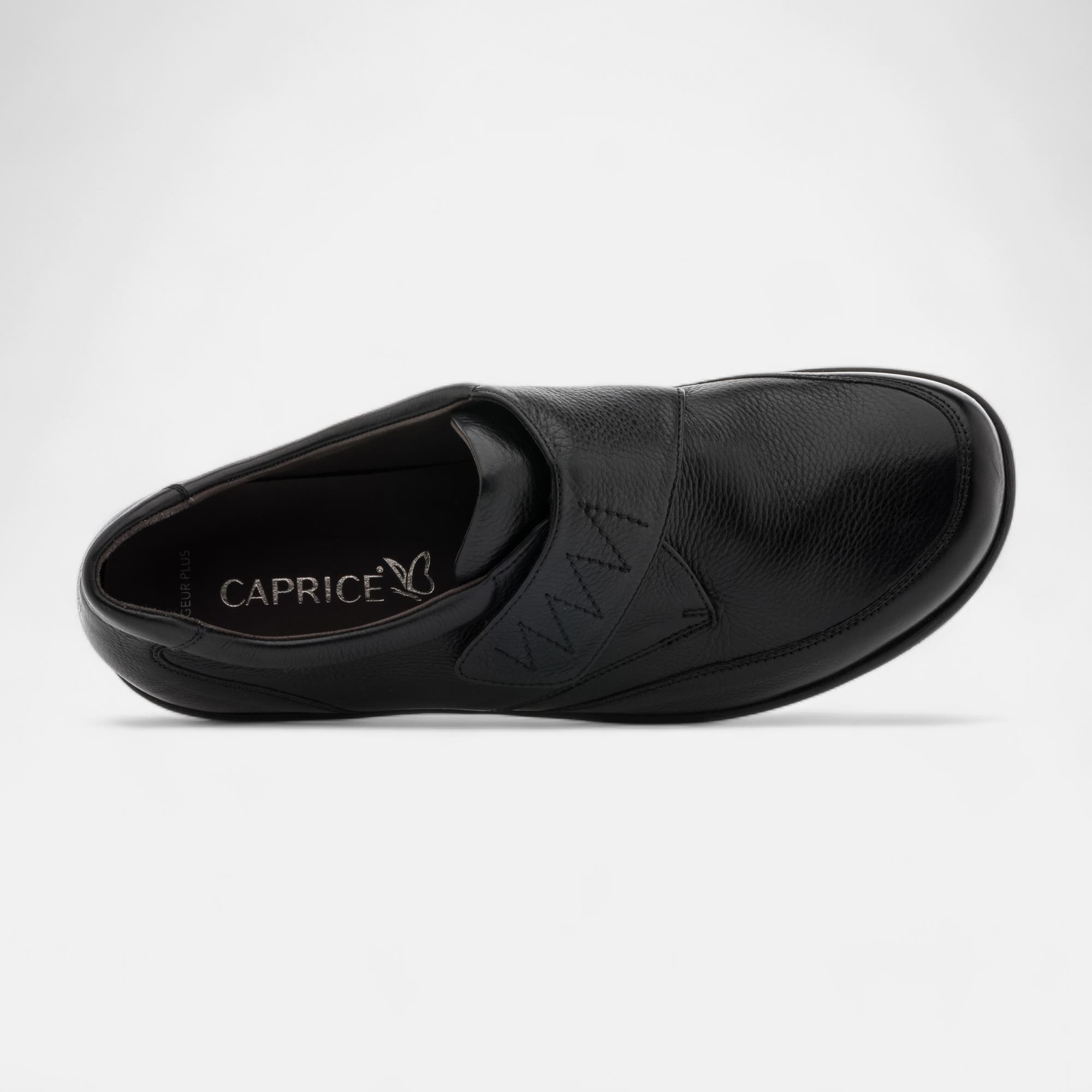 Derbies pieds sensibles Femme en cuir noir