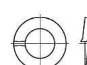 TOOLCRAFT 105602 Fjederring Indvendig diameter: 10.2 mm DIN 127 Fjederstål 100 stk
