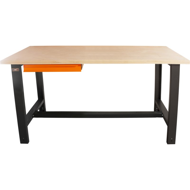 Établi d'Atelier 2M Fischer Darex –Plateau bois - Bloc 1 tiroir