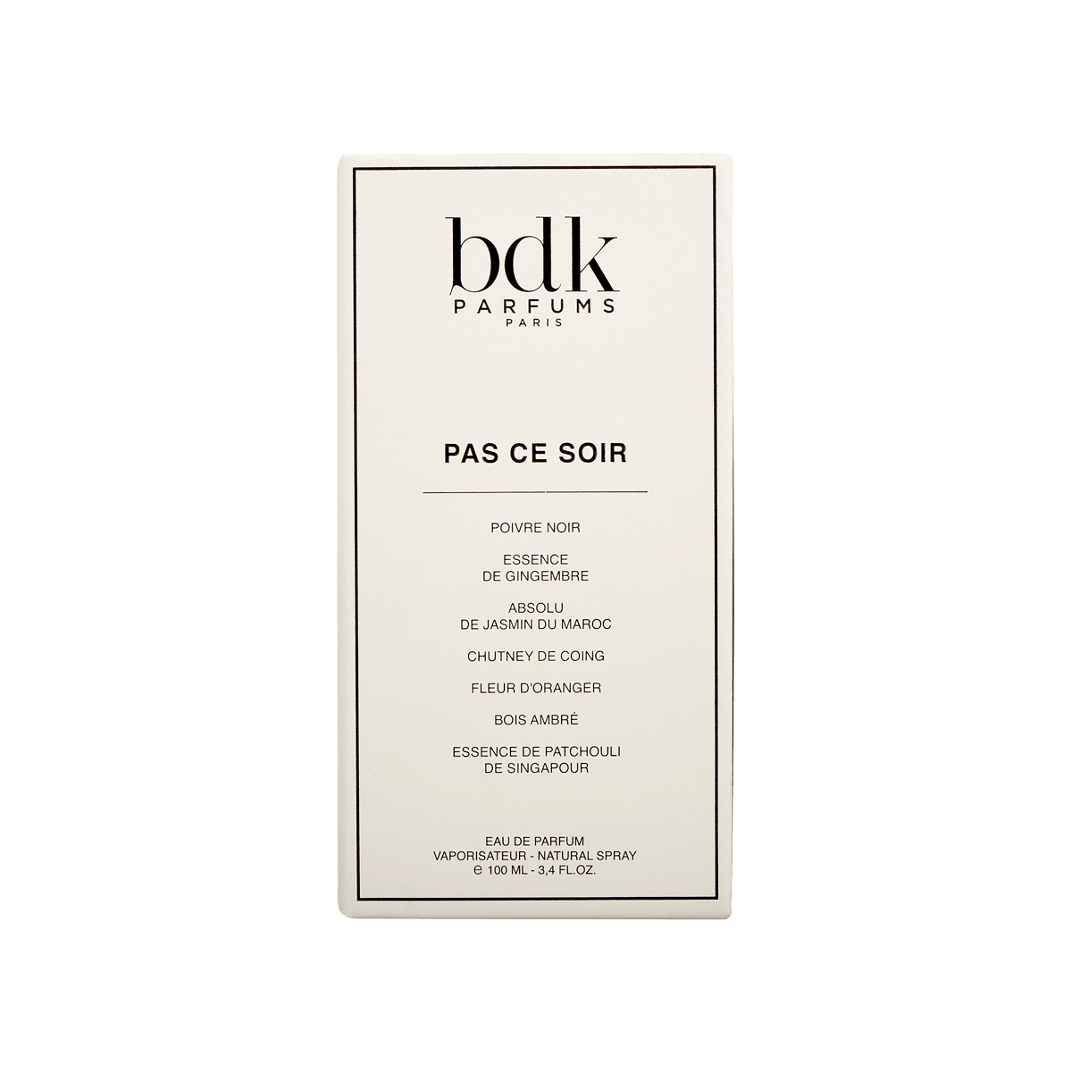 Pas Ce Soir Eau de Parfum 100ml
