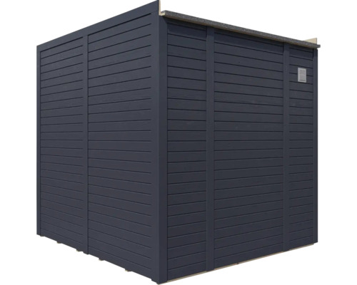 Bertilo Cubo 2 Kantoor tuinhuis inclusief vloer, 226 x 240 cm, antraciet