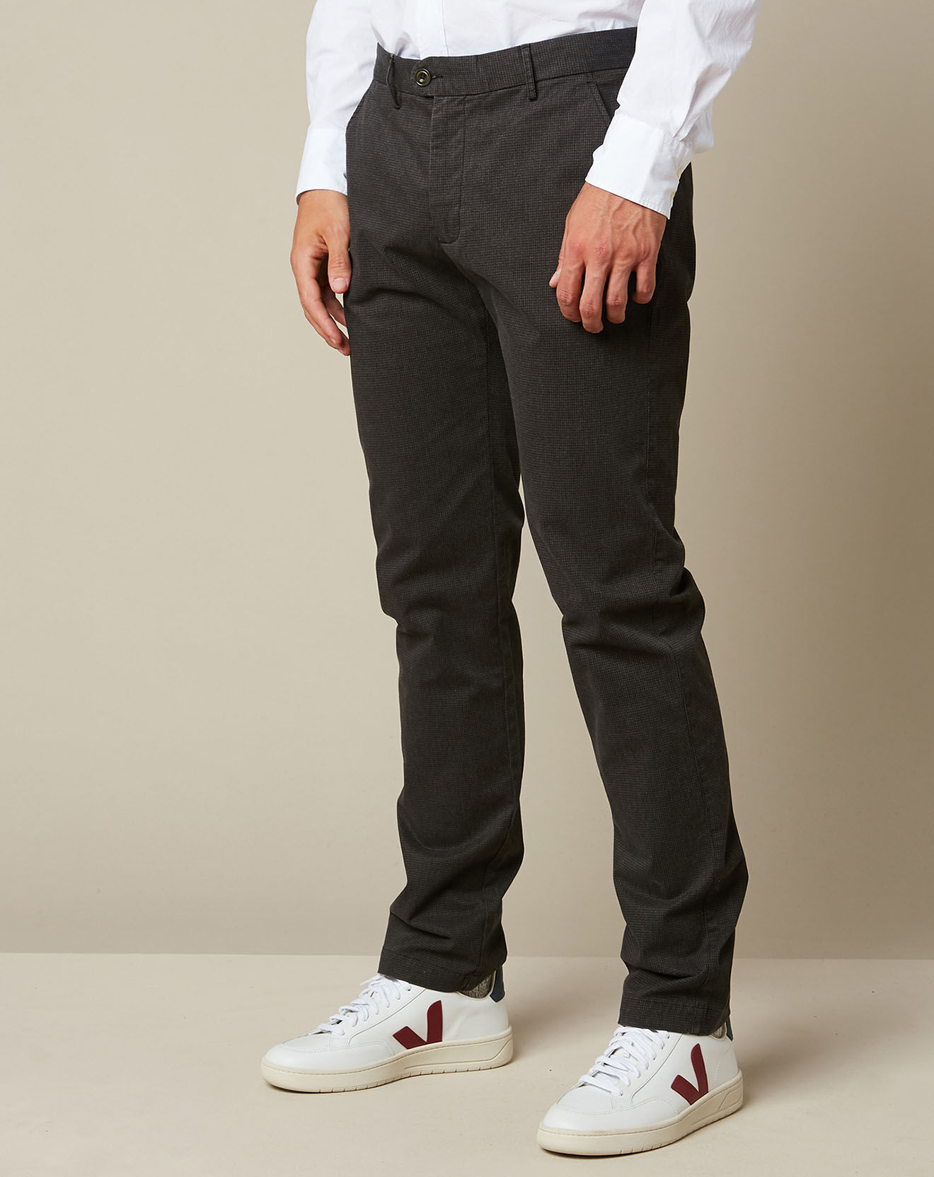 Hartford Pantalon Tobby gris charbon