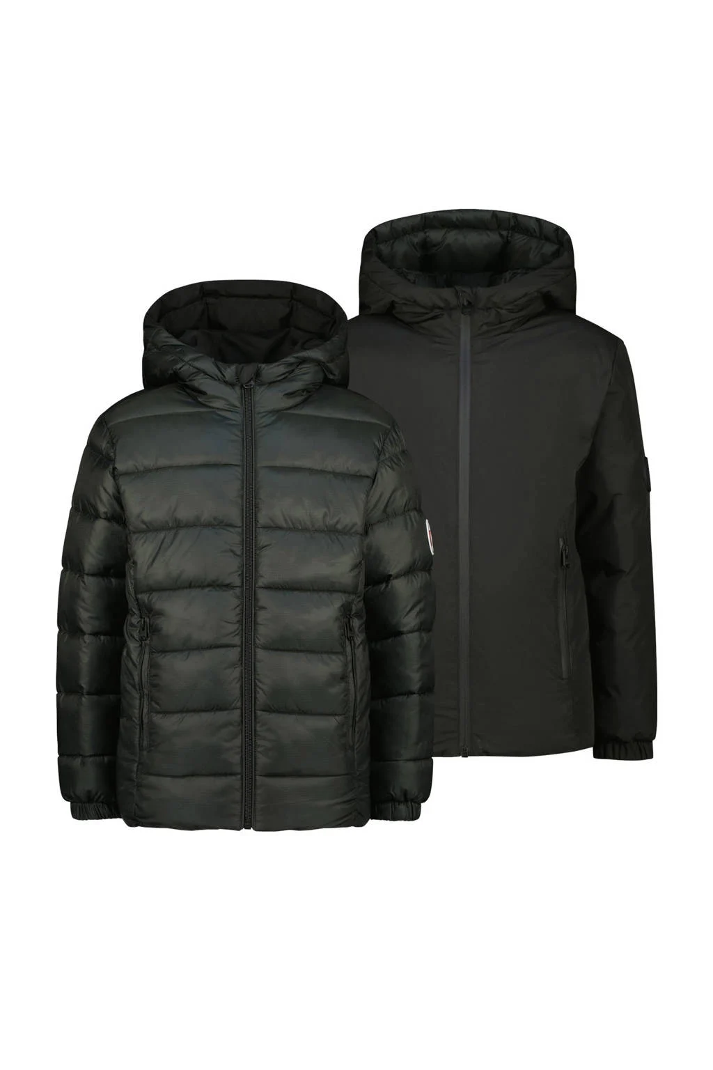 Vingino reversible jas donkergroen