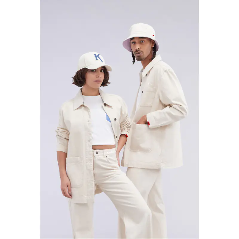 ORGANIC KICK JACKET CRÈME VESTE Coton biologique No Gender