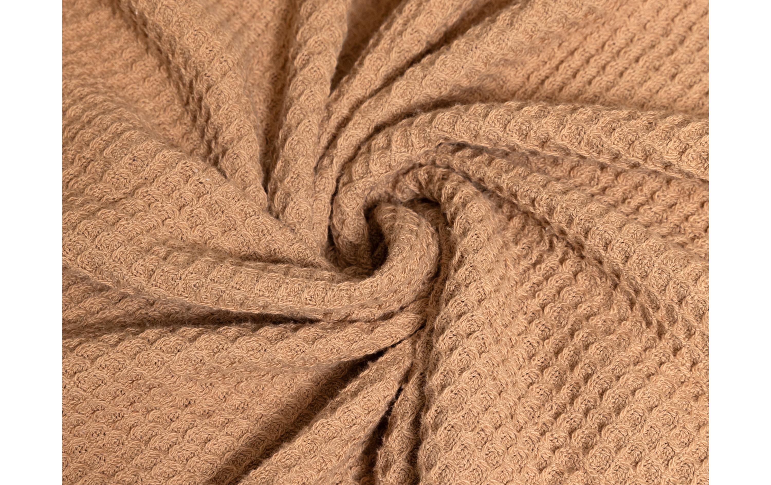 Decke Waffeltuch 150 x 200 cm, TaupeKomfortable und luftdurchlässige Decke aus Baumwolle