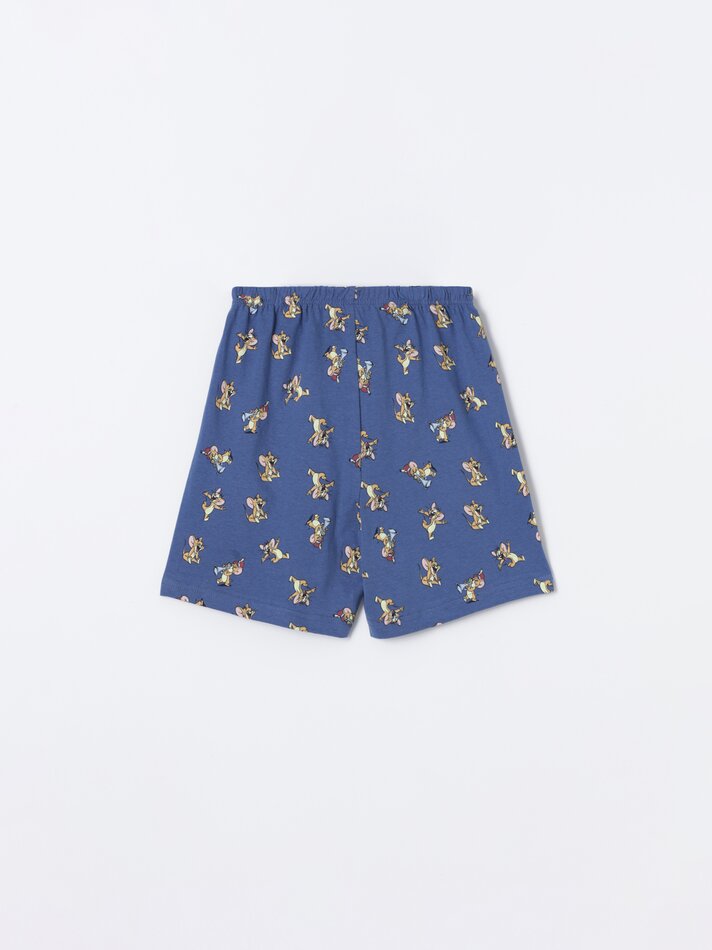 Conjunto de pijama estampado Tom&Jerry © &™ WBEI - Branco
