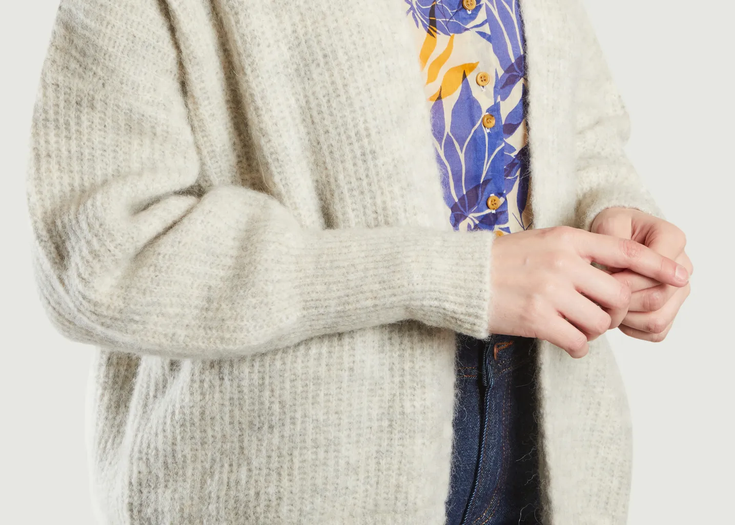 Gilet ouvert ample East American Vintage