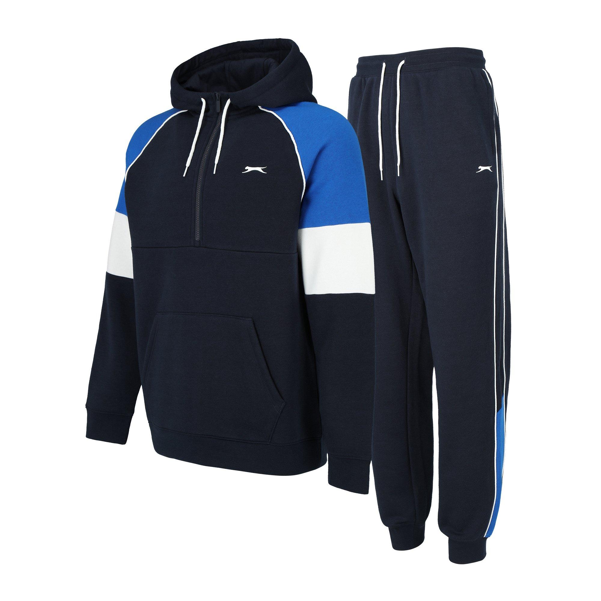 Slazenger Fleece Quarter Zip Tracksuit Mens