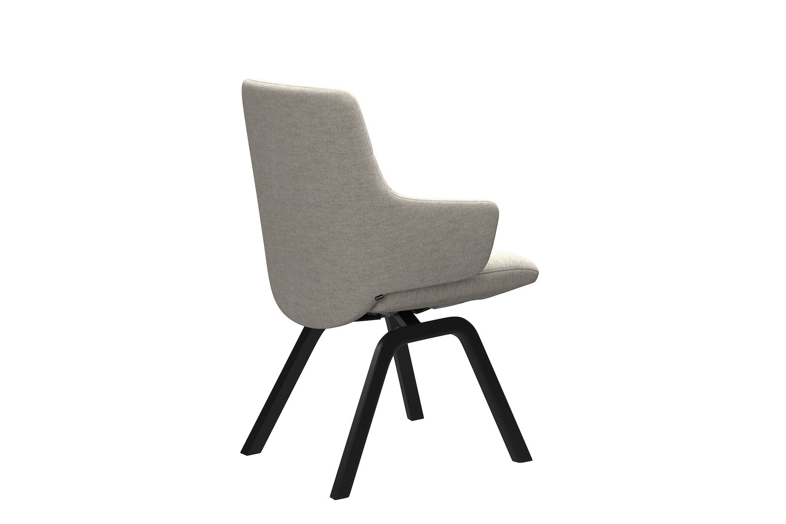 Chilli spisestol Tekstil Peony - Light Beige - Sort