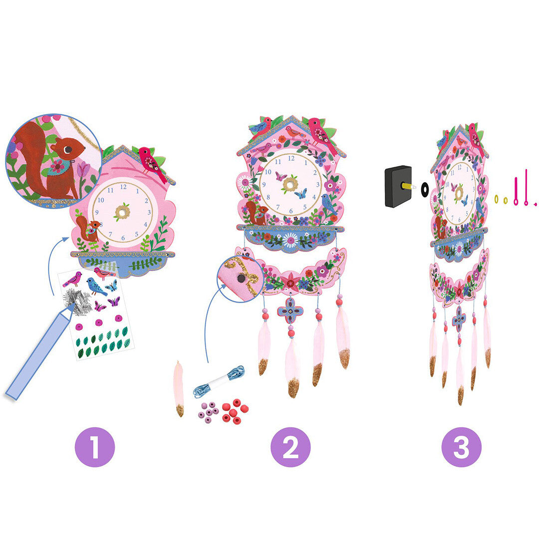Djeco knutselset diy koekoeksklok