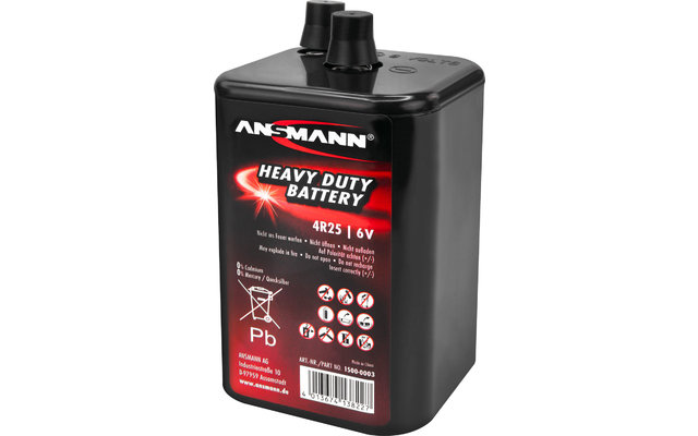 Ansmann Zink-Kohle Batterie 4R25 6 V / 9.000 mAh