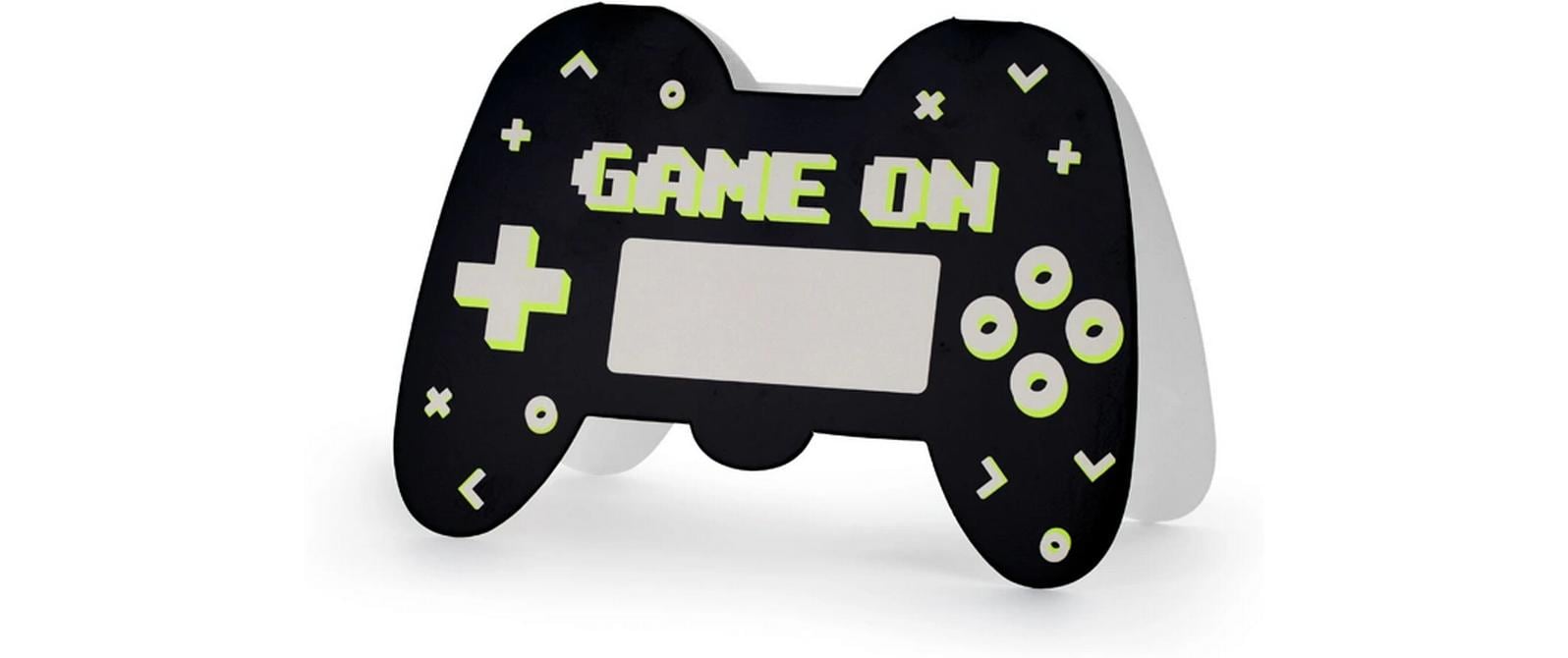 Einladungskarte Game Controller mix, 6 StückGeburtstagseinladungen für Gamer-Fans