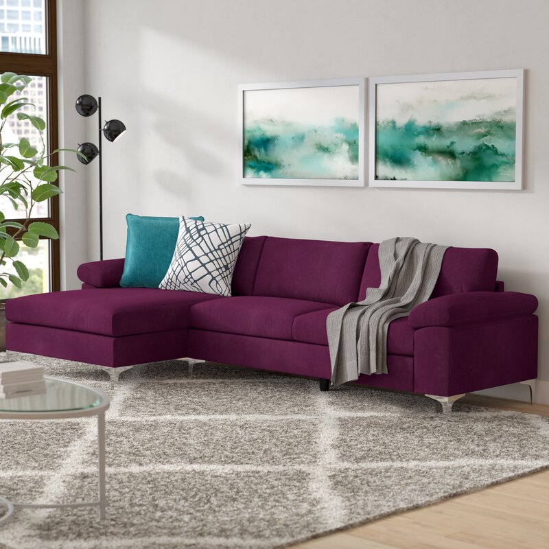 Martello 101&prime;&prime; Wide Left Hand Facing Sofa & Chaise