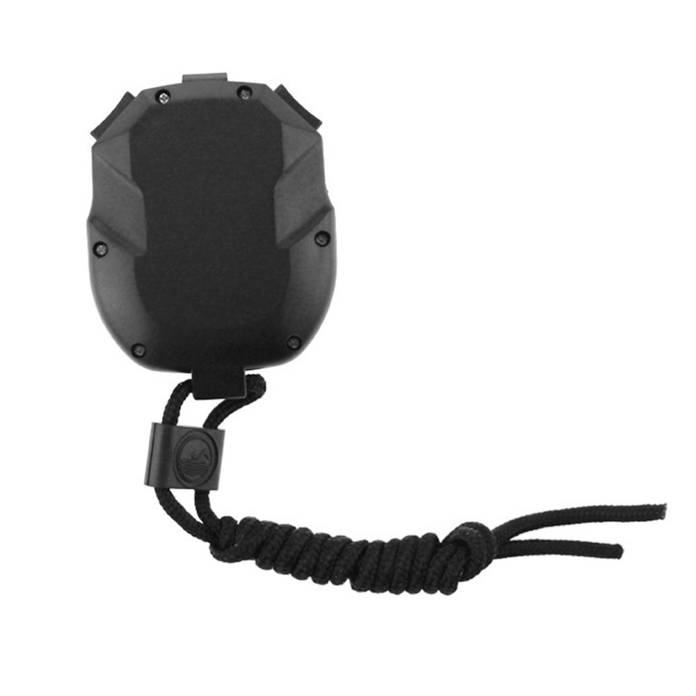 2in1 Digitale Hand Stoppuhr Sport Timer mit Kompass   LCD Display (inkl. 1x LR44 Batterie) - Schwarz
