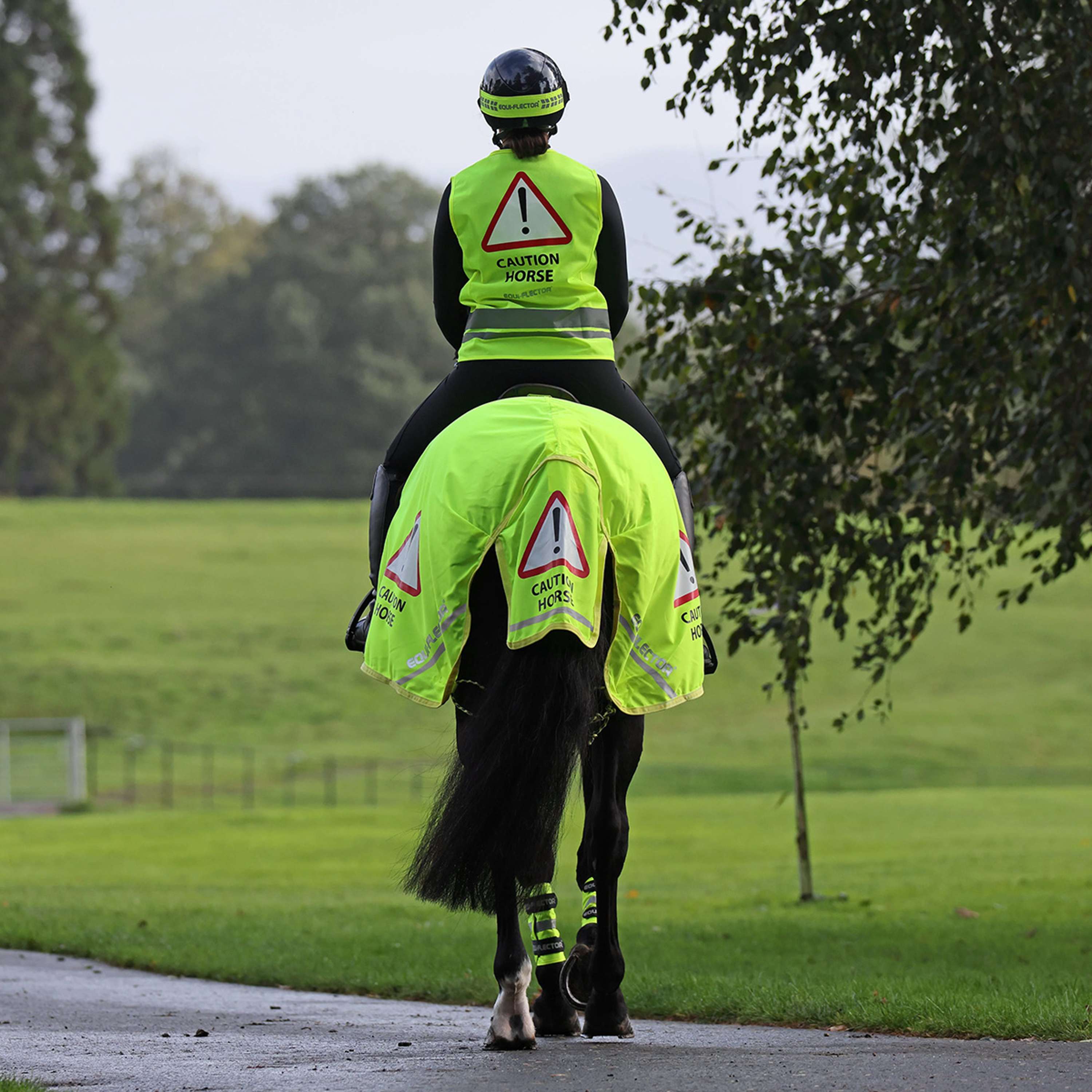Equi-Flector Uitrijdeken Mesh Reflecterend Geel