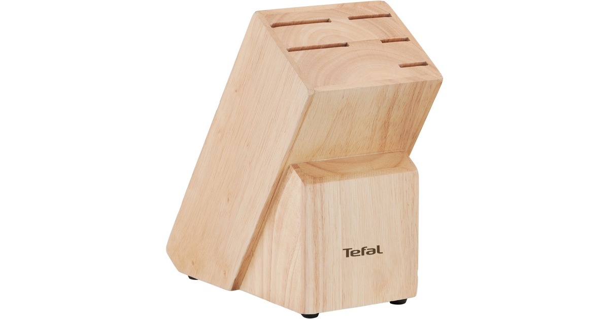 TefalIce Force messenblok K232S5  (Houtkleur/zwart, 5-delig)